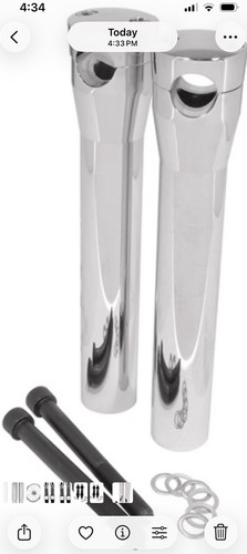 New chrome handle - 12”,
